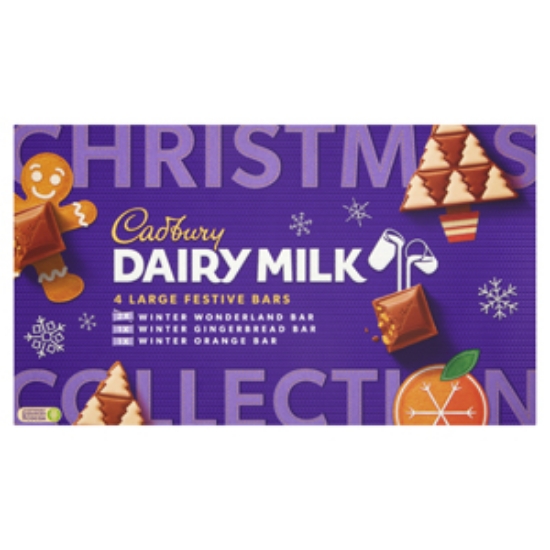 Picture of Christmas XMAS Bars Selection Box 415G x8